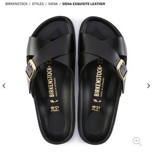 Birkenstock Siena Exquisite Sandals in Premium Black
